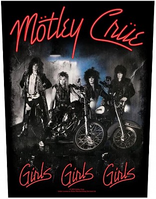 Backpatch MOTLEY CRUE - Girls, Girls, Girls BP1264