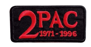 Patch 2Pac Logo (patch decupat) (JBG)