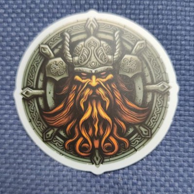 Sticker (abtibild) Viking -  Beard (JBG)
