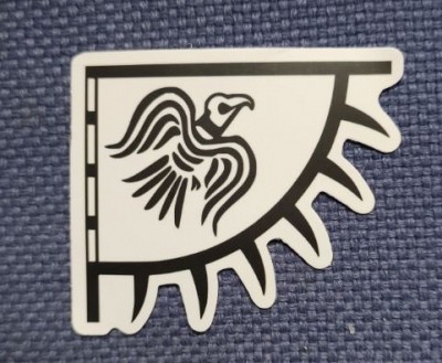 Sticker (abtibild) Viking -  Raven Banner (JBG)