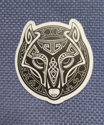 Sticker (abtibild) Viking -  Viking Wolf (JBG)