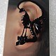 Cercel urechea stanga - Dragon negru model 1 - image 1