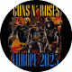 Insigna 3,7 cm GUNS N ROSES: Europe 2023 (B37-0338) - image 1
