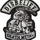 Patch DISBELIEF - Death Metal Cut Out (VMG) - image 1