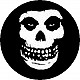 Insigna 2,5 cm MISFITS Skull   (HBG) - image 1