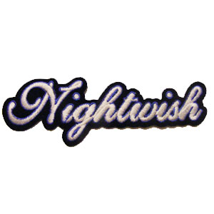 Patch NIGHTWISH Logo alb cu albastru (patch de lipit) (EP59)