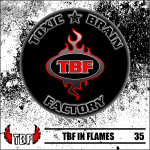 Insigna 35 TBF IN FLAMES