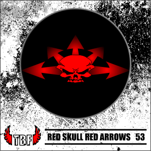 Insigna 53 RED SKULL RED ARROWS