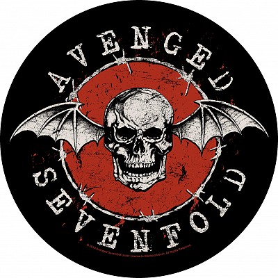 Backpatch Avenged Sevenfold - Distressed Skull (superpret Razamataz)