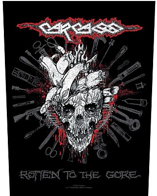 Backpatch CARCASS - ROTTEN TO THE GORE BP1251