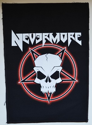 Backpatch NEVERMORE Tribal Skull