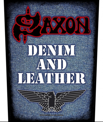 Backpatch Saxon - Denim & Leather BP1161