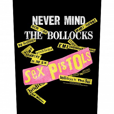 Backpatch Sex Pistols - Never Mind the Bollocks BP1116