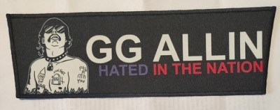 Backpatch superstrip G.G.ALLEN Hated in the Nation