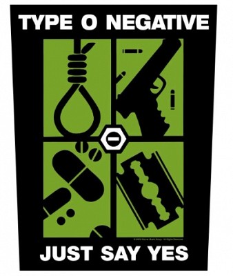 Backpatch TYPE O NEGATIVE - Just Say Yes BP1210