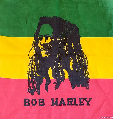 Bandana Bob Marley - Flag