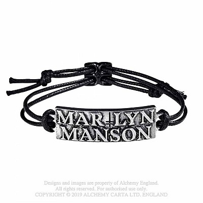 Bratara  HRWL454  Marylin Manson: Logo Bracelet