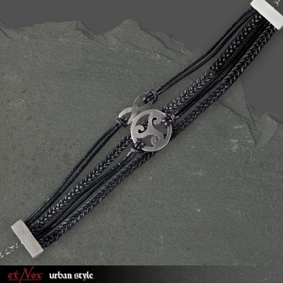 Bratara  SA555  etNox - bracelet Infinity Triscel stainless steel