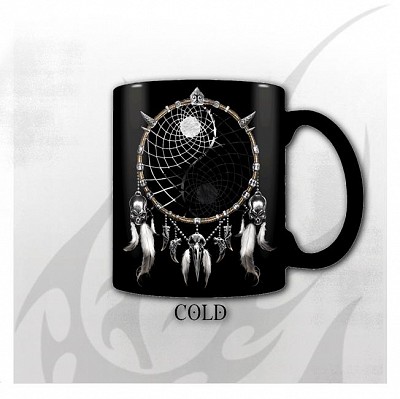 Cana (315 ml) thermochange T118A007 WOLF CHI - Heat Change Ceramic Coffee Mug - Gift Boxed