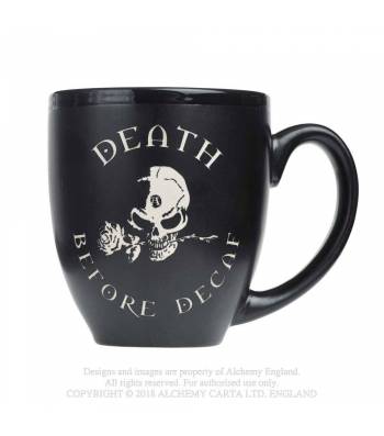 Cana  ALMUG4  Death Before Decaf Ceramic Mug (400ml)