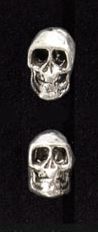 O507 Cercei de argint - Skull