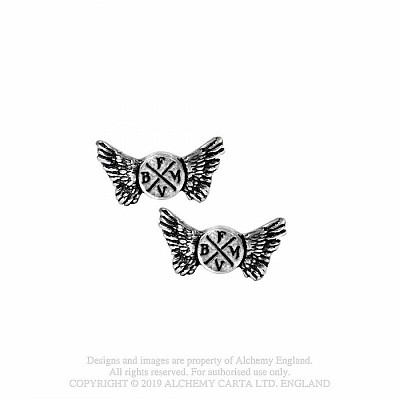 Cercei PE12  Bullet for my Valentine: Wings Logo Studs