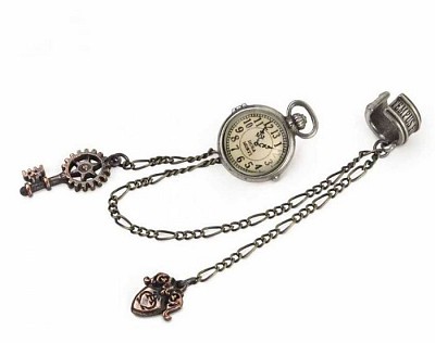 Cercel steampunk (14.5x2.1cm) E349 Uncle Albert s Timepiece Stud
