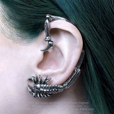 Cercel urechea stanga E438 Scorpion earwrap