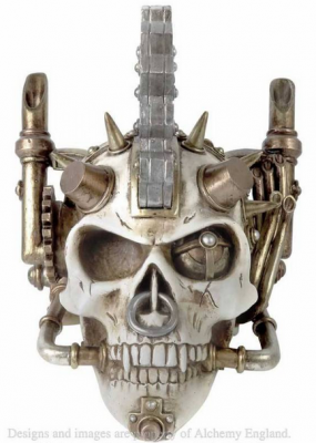 Craniu decoratiune V73 Steam Head Skull (Colectia Alchemy Vault)