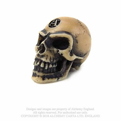 Craniu miniatural de buzunar V2 - Lapillus Worry Skull (Colectia Alchemy Vault)