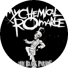 Insigna 2,5 cm MY CHEMICAL ROMANCE MCR The Black Parade (HBG)