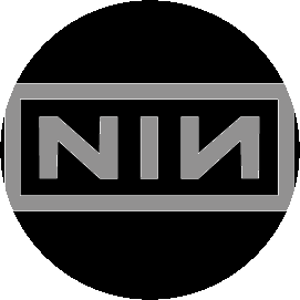 Insigna 2,5 cm NINE INCH NAILS Logo (HBG)
