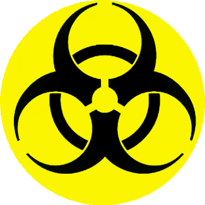 Insigna 3,7 cm Biohazard (B37-0325)
