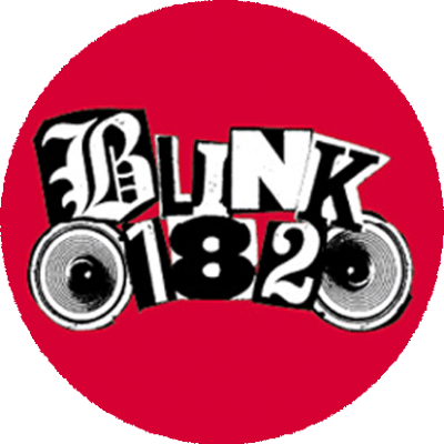 Insigna 3,7 cm BLINK 182: Speaker Logo (B37-0328)