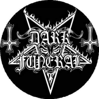 Insigna 3,7 cm DARK FUNERAL Logo (B37-0331)
