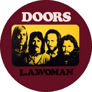 Insigna 3,7 cm DOORS: LA Woman (B37-0114)