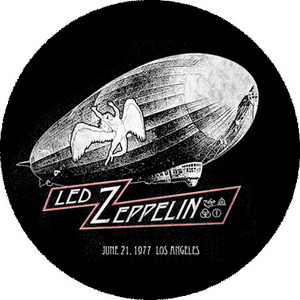 Insigna 3,7 cm LED ZEPPELIN: Los Angeles (B37-126)