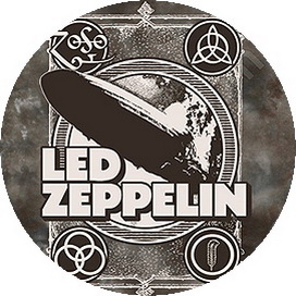 Insigna 3,7 cm Led Zeppelin Poster