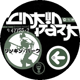 Insigna 3,7 cm LINKIN PARK: Hybrid Logo (B37-0245)