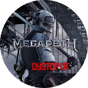 Insigna 3,7 cm MEGADETH: Dystopia (B37-0128)