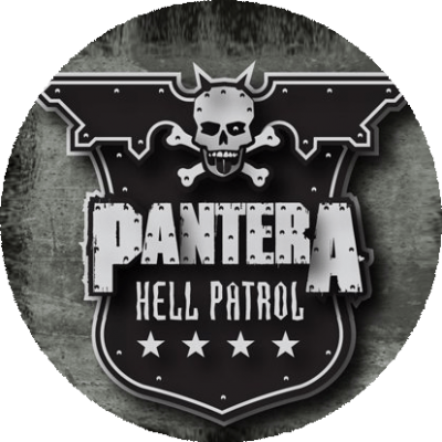 Insigna 3,7 cm PANTERA: Hell Patrol (B37-0354)