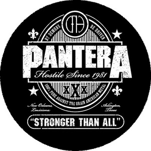 Insigna 3,7 cm PANTERA: Stronger Than All (B37-0138)