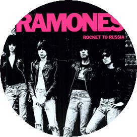 Insigna 3,7 cm Ramones Band