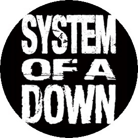 Insigna 3,7 cm System of a Down Logo