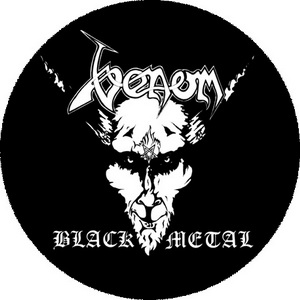 Insigna 3,7 cm VENOM: Black Metal (B37-0154)