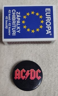 Insigna 3 cm AC/DC Logo (SHK)