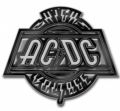Insigna metalica AC/DC HIgh Voltage  PB065 (lichidare stoc)