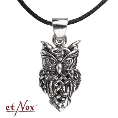 K5022 Pandantiv de argint Celtic Owl