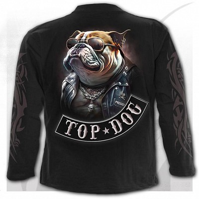 Longsleeve T228M301 TOP DOG - Longsleeve T-Shirt Black