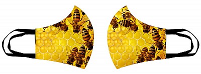 Masca de bumbac Bees - Albine (HBG)